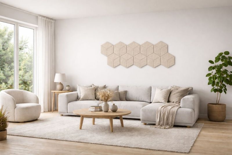 AURA FAVUS - polyesterpaneler til væg