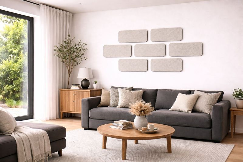 AURA RECTANG - polyesterpaneler til væg