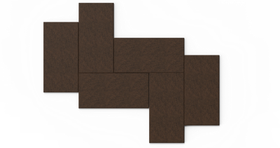 AURA ANGULUS - polyesterpaneler til væg