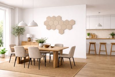 AURA HEX - polyesterpaneler til væg