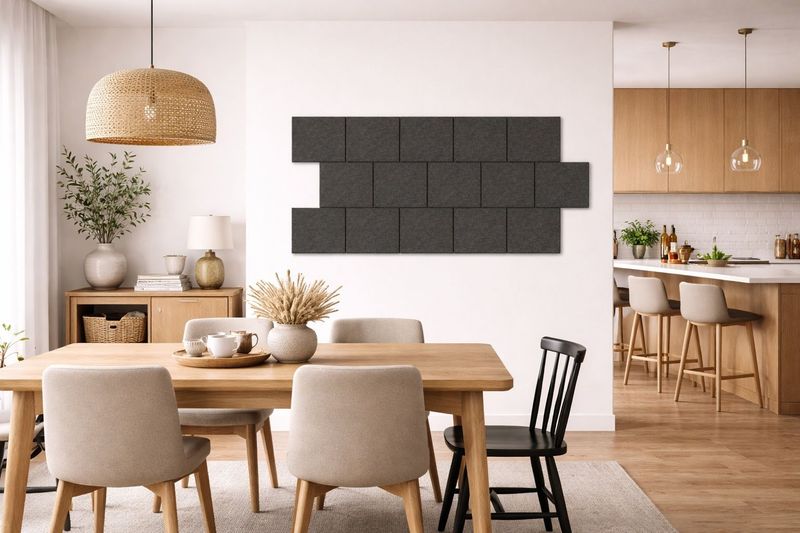 AURA QUADRA - polyesterpaneler til væg