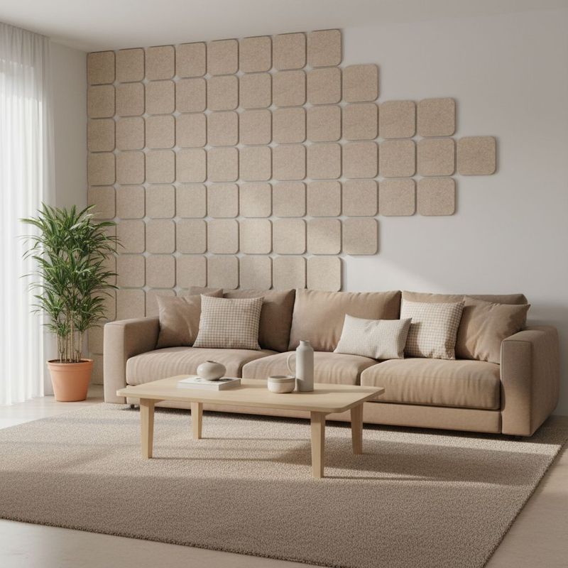 AURA CRUX - polyesterpaneler til væg