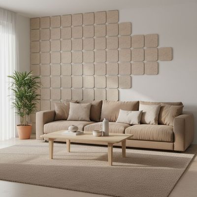 AURA CRUX - polyesterpaneler til væg