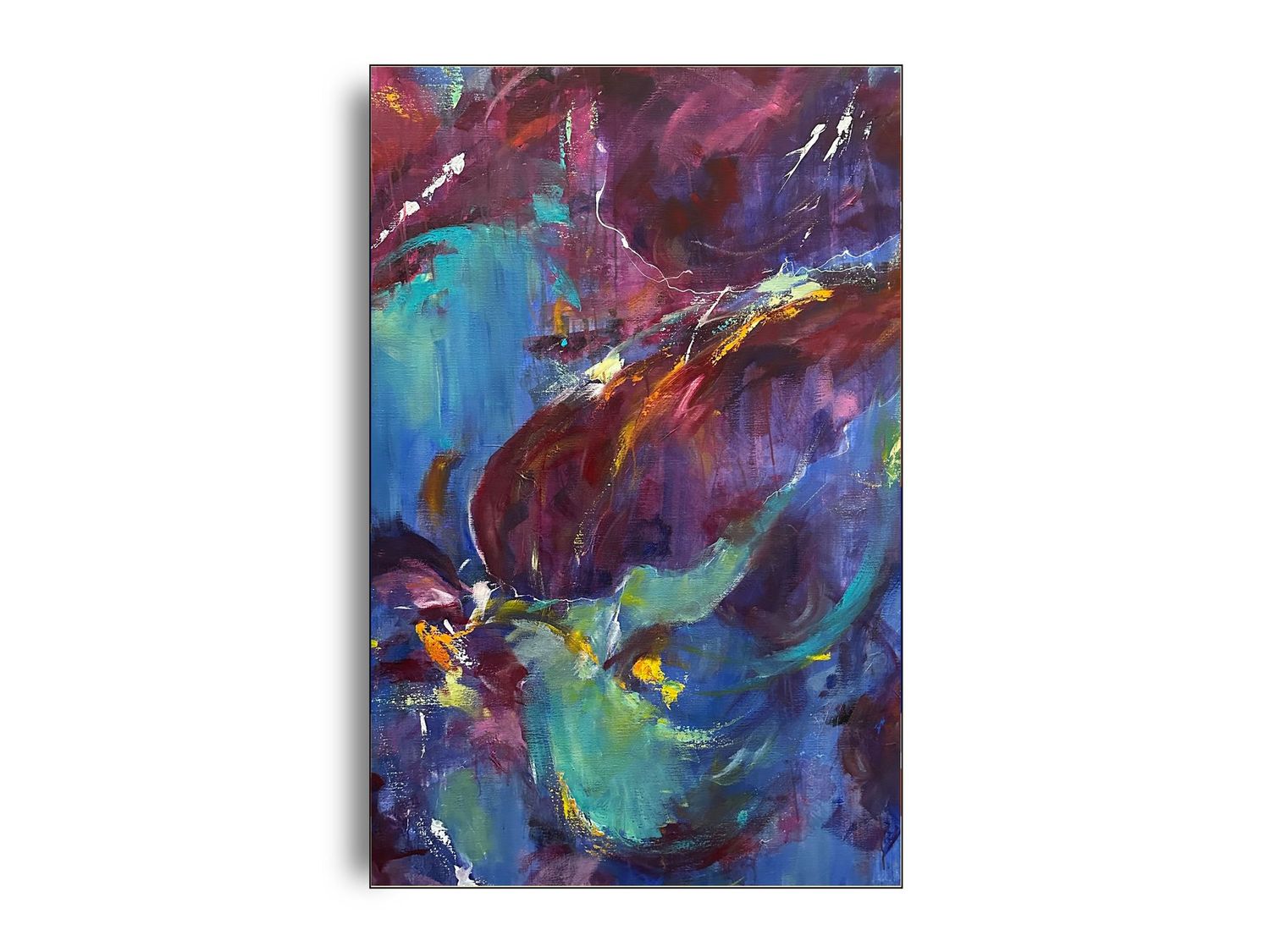 ARTHENTIC Akustikbillede | Monet Inspiration af Tine Weppler, Størrelse: H: 70 x B: 100