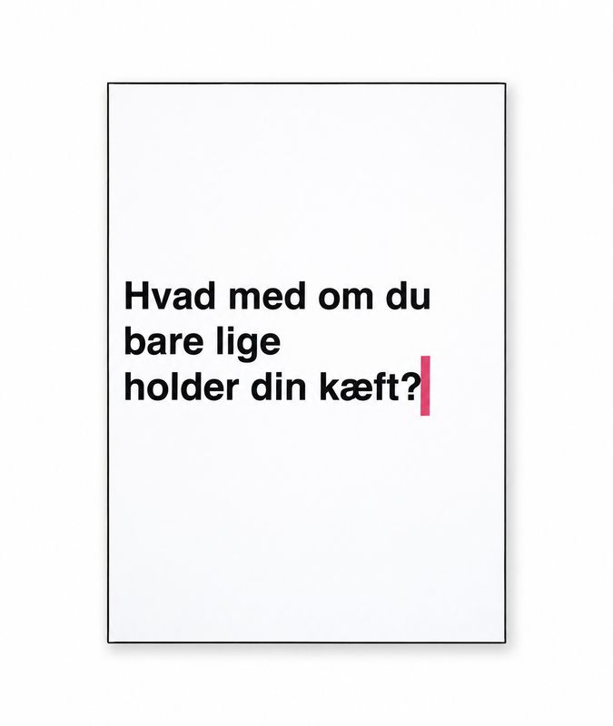ARTHENTIC Akustikbillede – Hvad med om du bare lige holder din kæft? Hvad med du bare lige holder din kæft akustikbillede | Citatposter