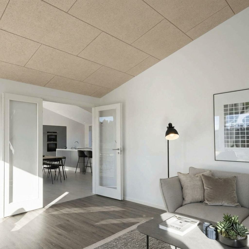 AURA Multis Akustikplader 120 x 120 x 2 cm - 4 stk. - Beige