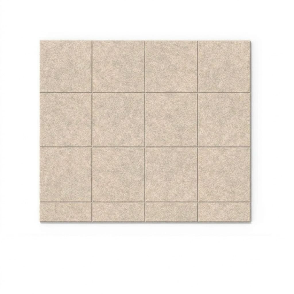 AURA Multis Akustikplader 120 x 120 x 2,5 cm - 4 stk. - Beige