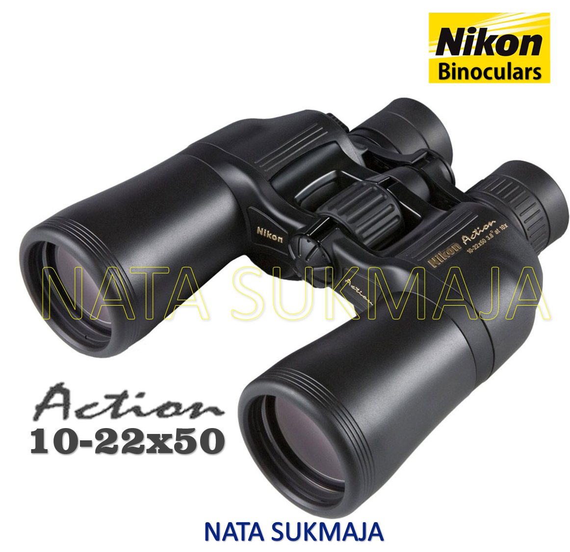 Teropong Binocular Nikon ACtion 10-22x50