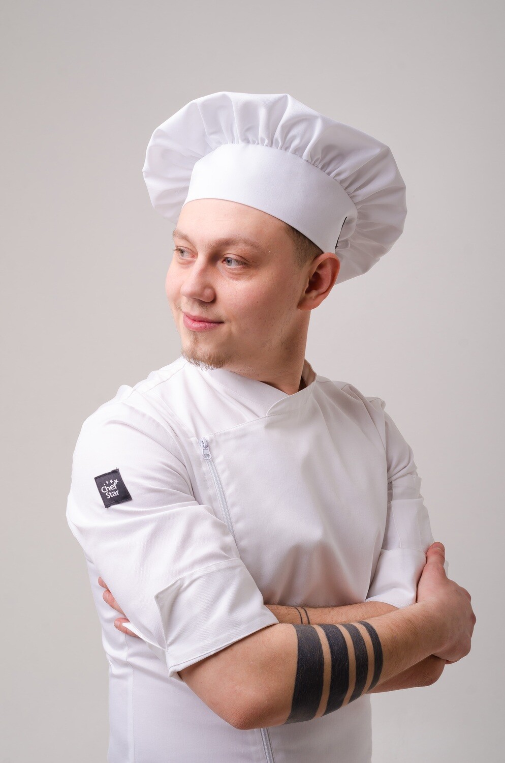 Поварской колпак Chef Star Classic Hat, белый
