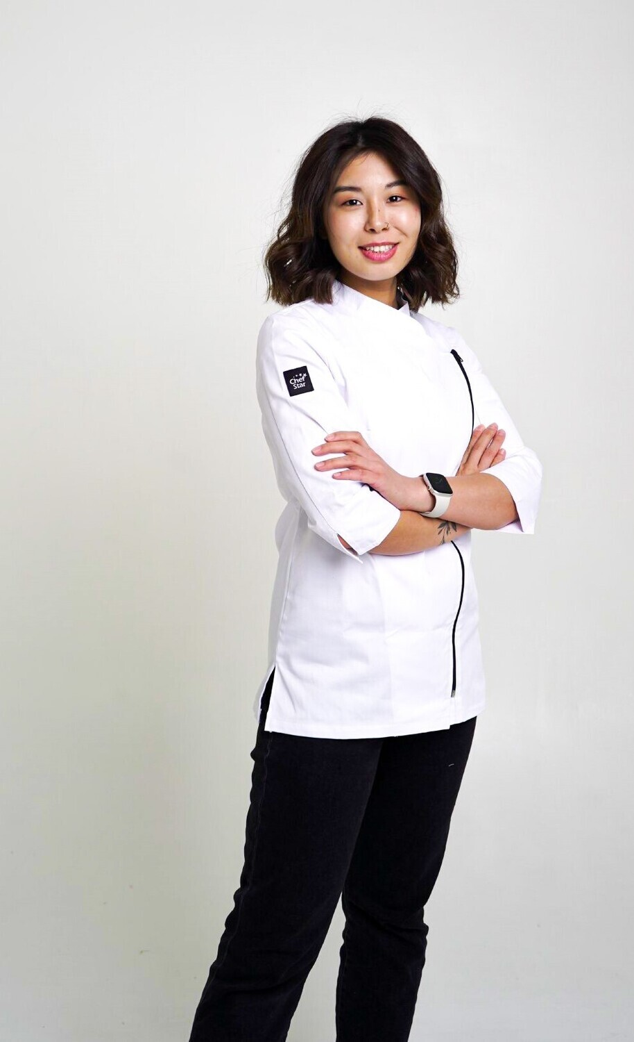 Chef Star Wasabi Jacket for women, white, NEO MOOD collection