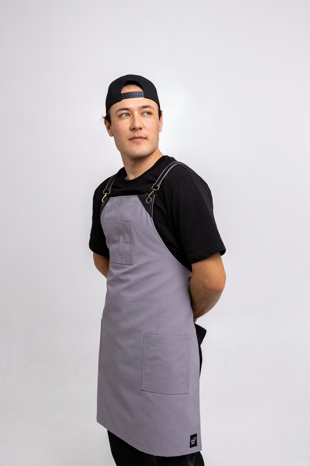 Gray Oyster Apron, Chef Star