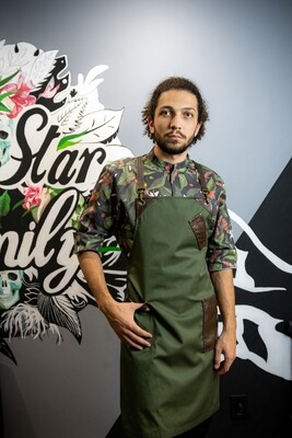 Фартук New Era, Green Khaki, Chef Star