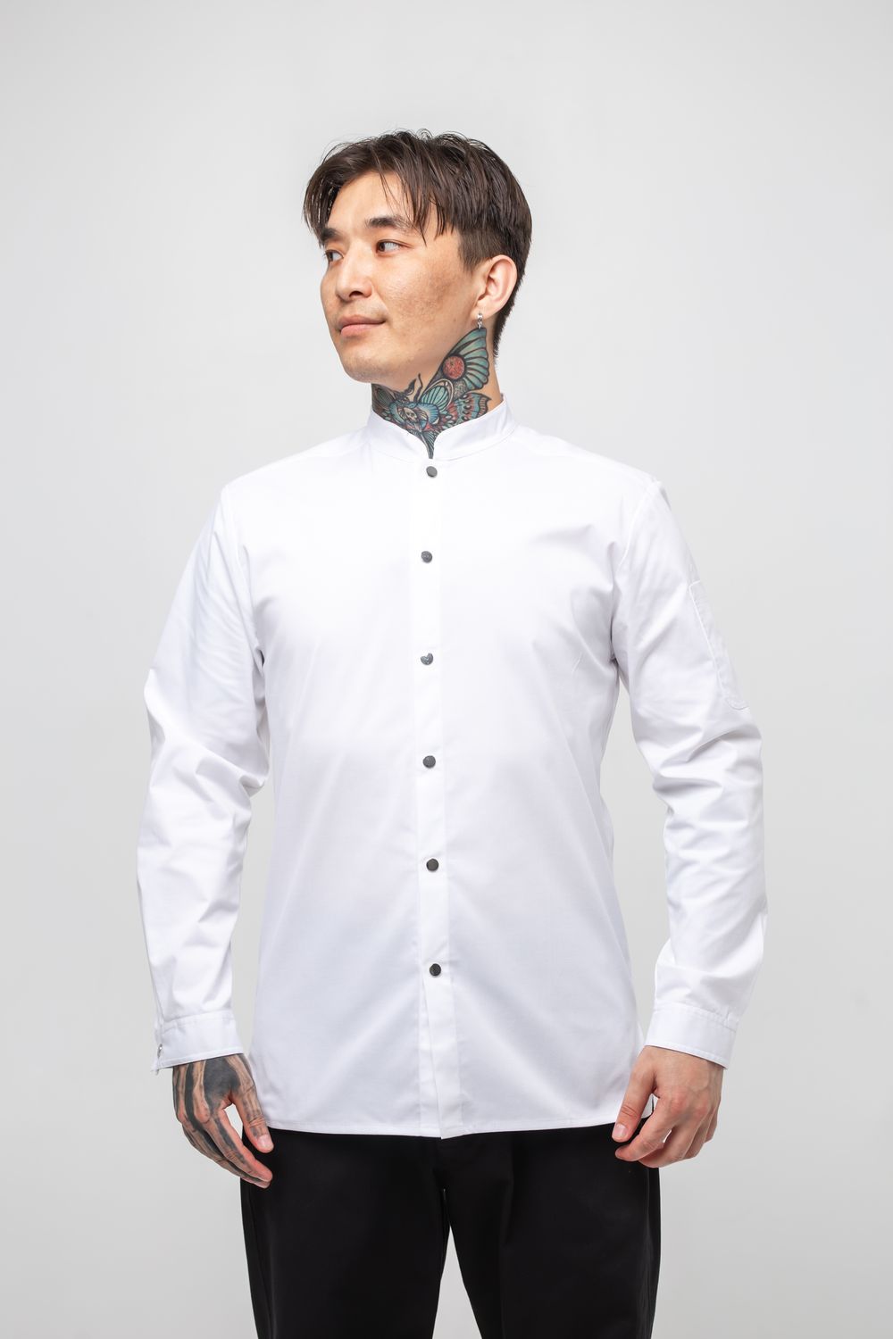 Chef Star Black Shadow Jacket, White