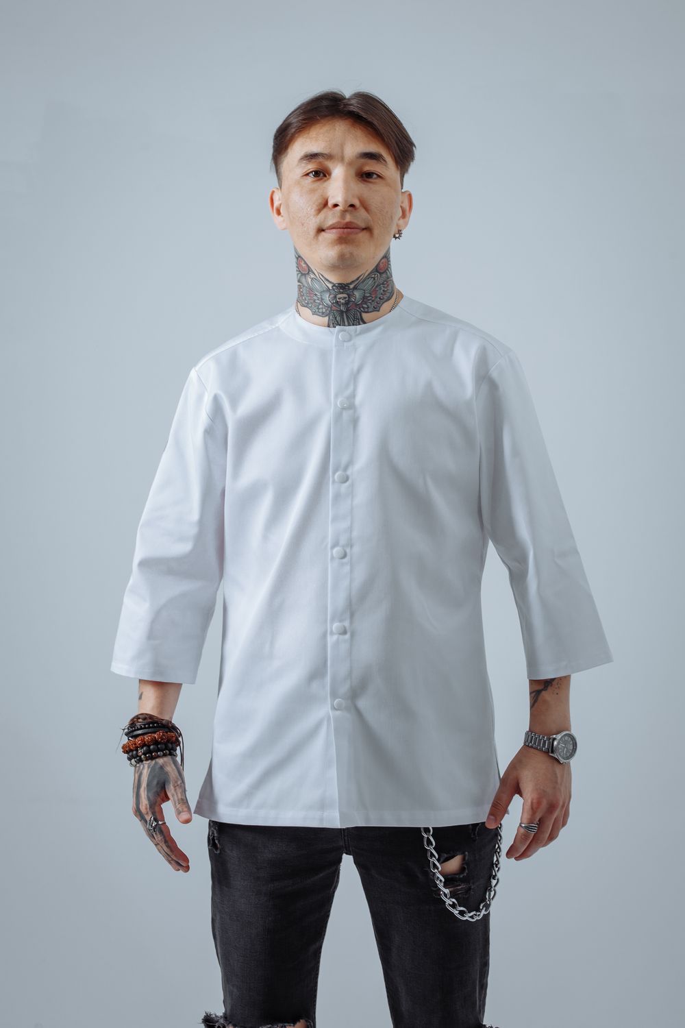 Shiro Jacket, White, Basic Collection Chef Star
