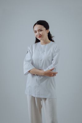 Shiro W Jacket, White, Basic Collection Chef Star