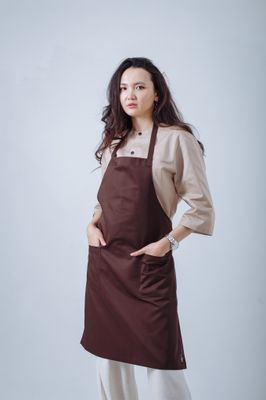 Chef Star Basic Apron - Chocolate