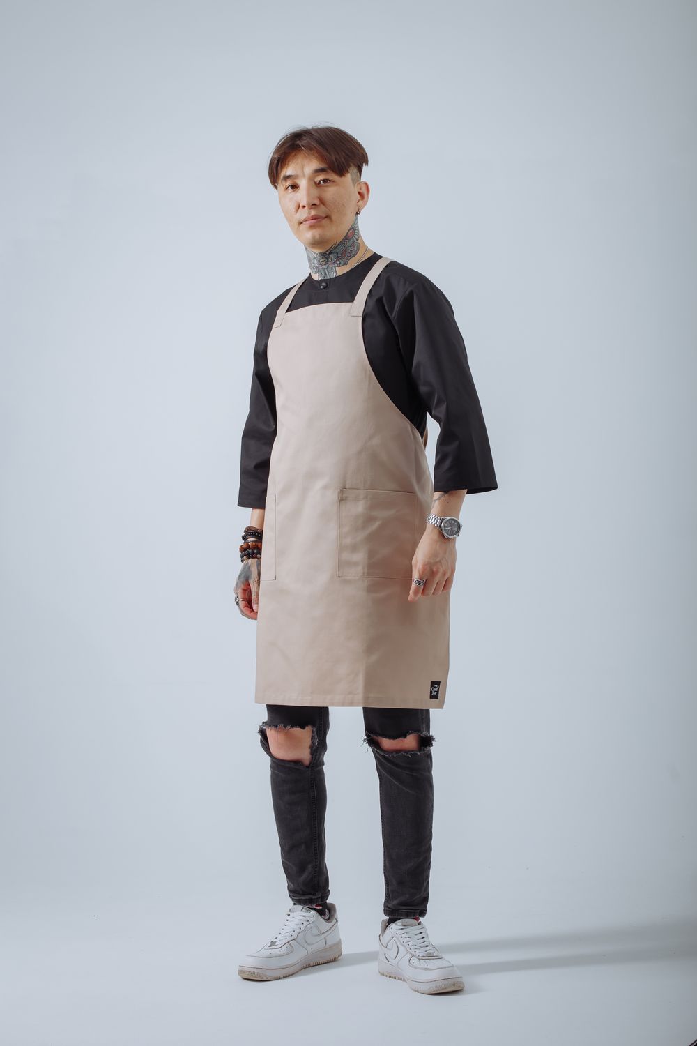 Chef Star Basic X Apron - Beige