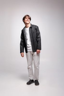 Chef Star Denim Light Jacket - Black
