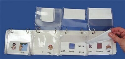 Literacy Flip Strip - Clear Plastic Pockets