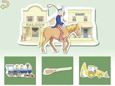Screenshot of story page of choose and tell more nursery rhymes