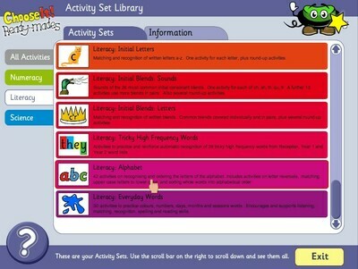 ChooseIt! Ready Mades Literacy - Alphabet