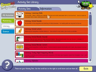 ChooseIt! Ready Mades Literacy - Listening Skills