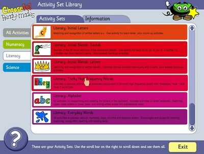 ChooseIt! Ready Mades Literacy - Tricky High Frequency Words