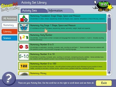 ChooseIt! Ready Mades Numeracy - Key Stage Shape, Space &amp; Measure