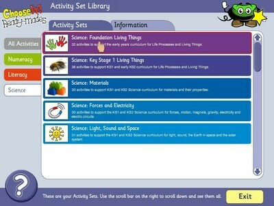 ChooseIt! Ready Mades Science - Living Things - Foundation