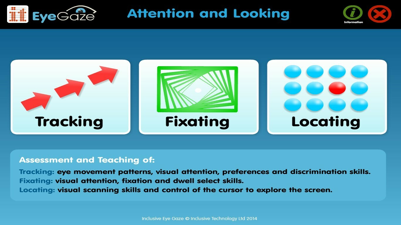 Inclusive Eye Gaze: Attention and Looking
