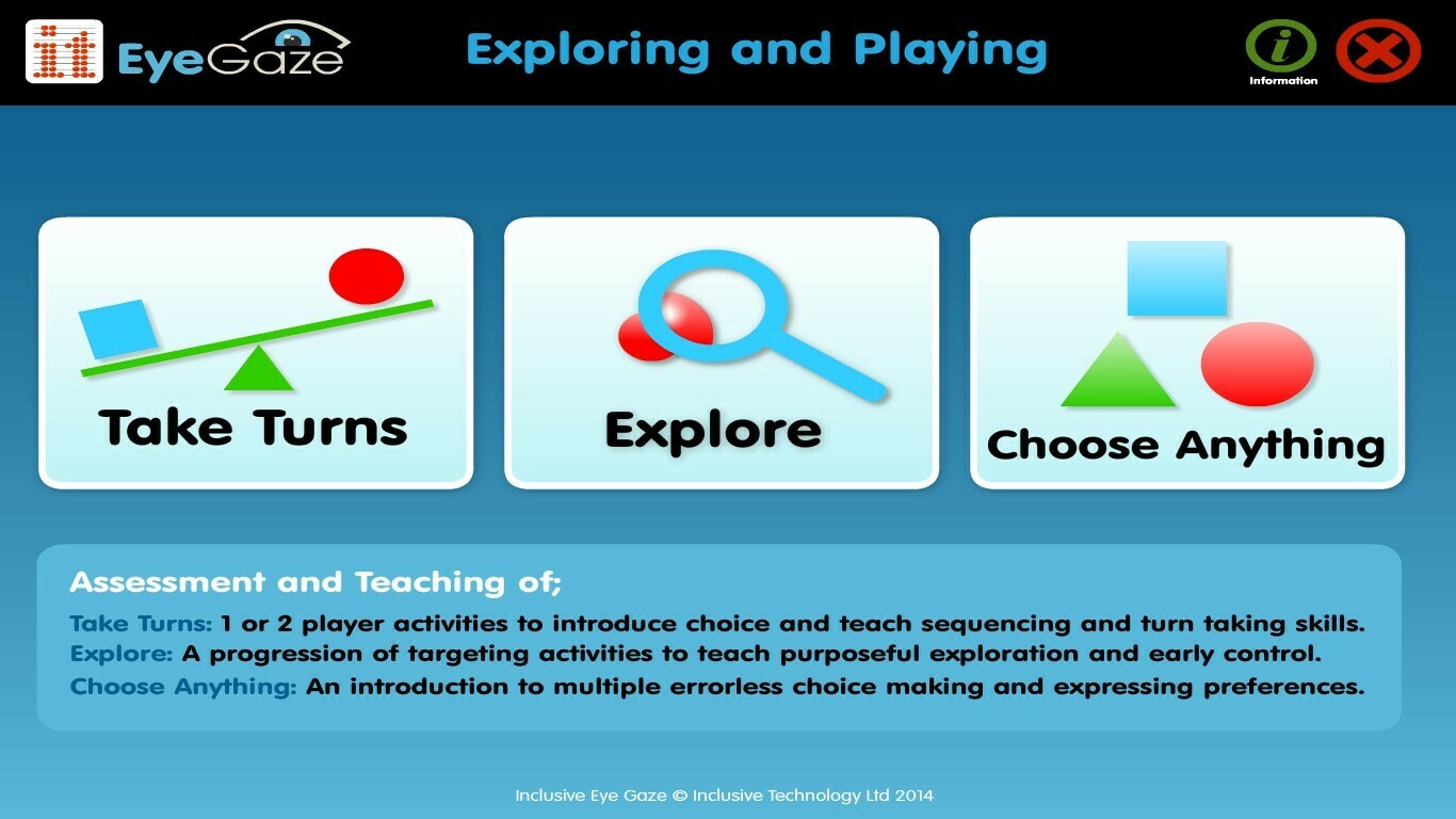 Inclusive Eye Gaze: Exploring and Playing