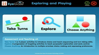 Inclusive Eye Gaze: Exploring and Playing