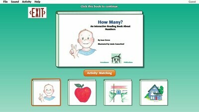 Interactive Reading Software - Library 1 and 2