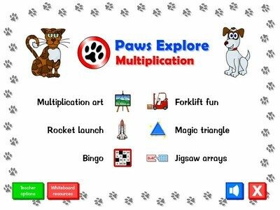 Paws Explores Multiplication