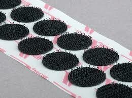 A strip of velcro dots.