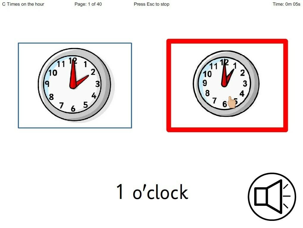 ChooseIt! Ready Mades Numeracy - Time