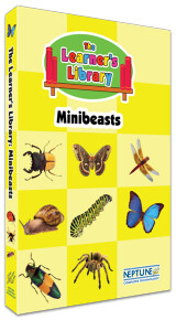 Image showing the cd cover for the learner&#39;s library - minibeasts software