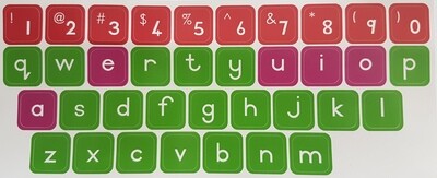 Keyboard Stickers - Lowercase