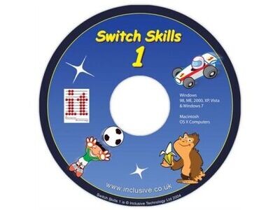 A software disk with the words Switch Skills 1.