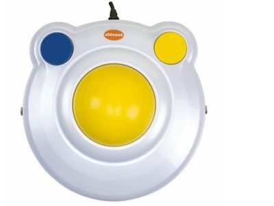 Top view of the bigtrack 2 rollerball mouse