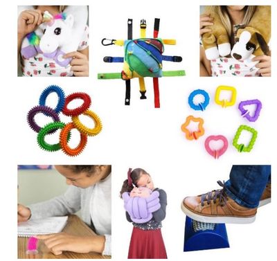 All the items in the Tactile Sensory Fidget Pack