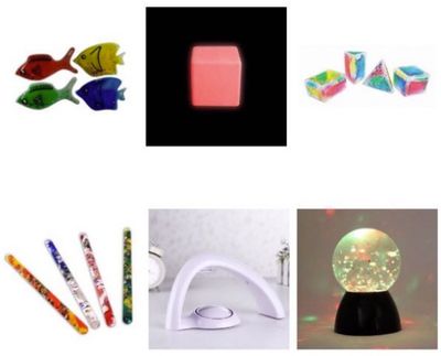 All the items in the Vision Sensory Pack