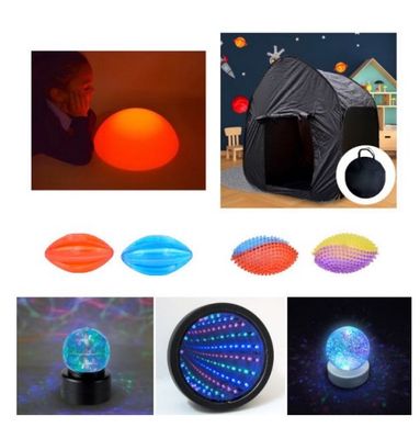 All the items in the Dark Den Accessories Pack with Pop Up Tent