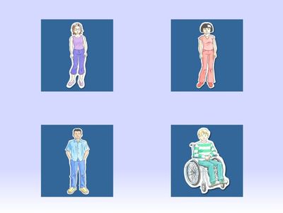 A screenshot of four characters available to choose in choose and cook