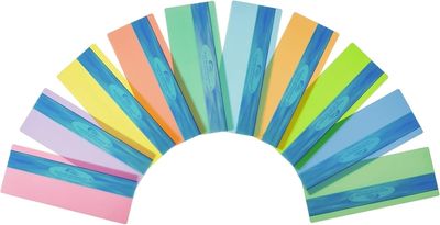 A set of 10 reading rulers, assorted colours