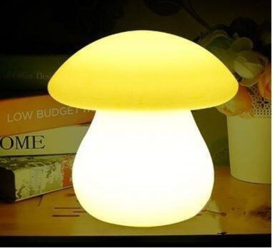 Yellow mushroom shape 