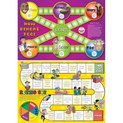 Screenshot of two social skills board games