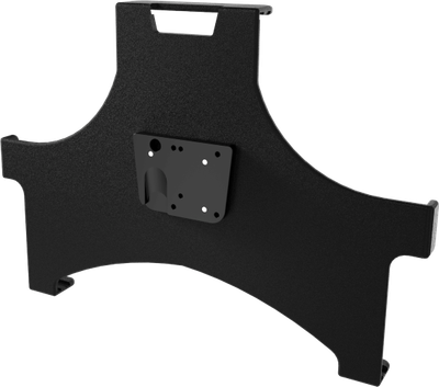 Back view of the Rehadapt cradle for surface pro tablets showing VESA mounting plate