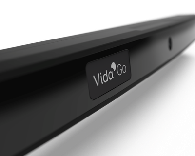 Close up view of the Vida Go clip on eye tracker