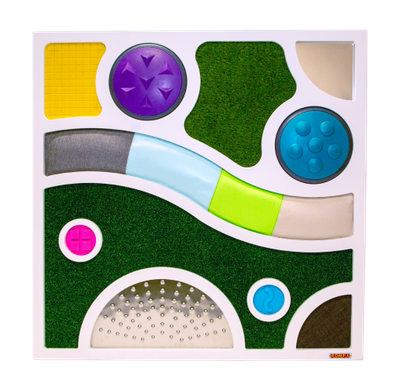 Front view of the abstract tactile panel